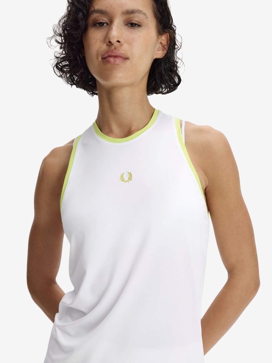 FRED PERRY — Майка Tennis Vest White
