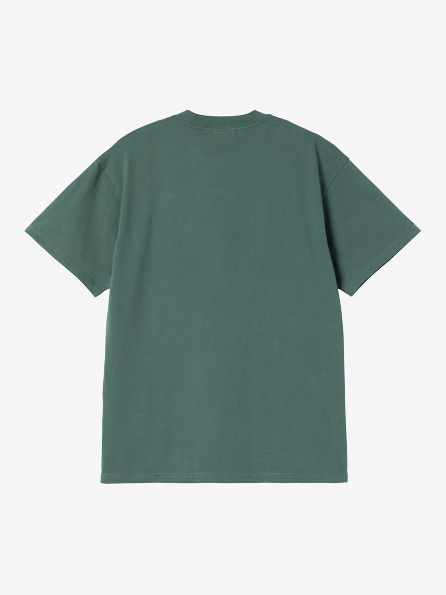 CARHARTT WIP — Футболка S/S Lecture Silver Pine (Heavy Enzyme Wash)