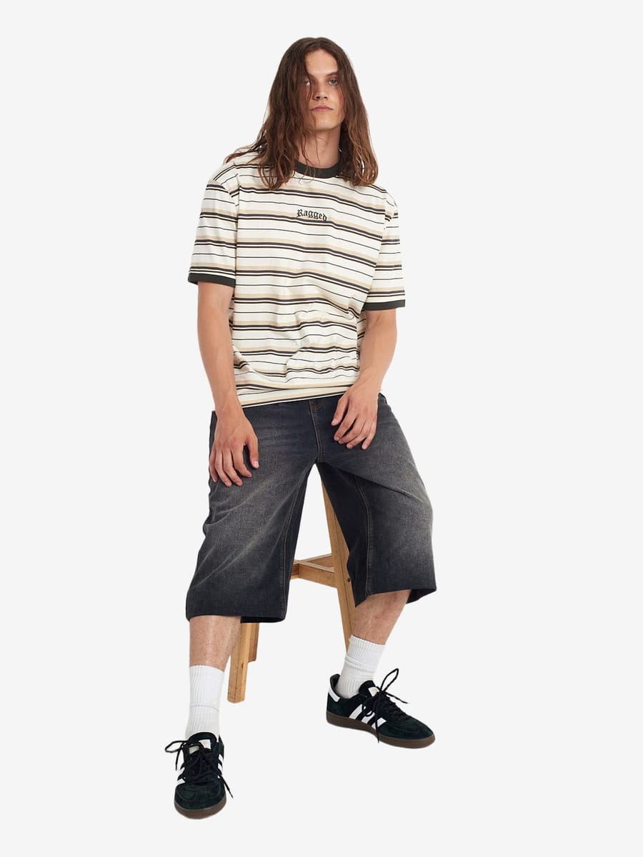 THE RAGGED PRIEST — Шорты Pleat Jort Dirty Black