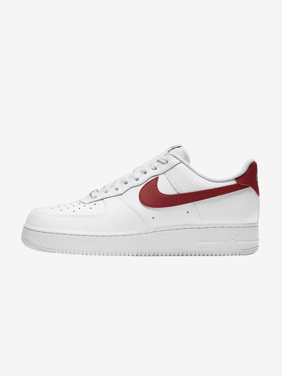 NIKE — Кроссовки Air Force 1 '07 Low White/Team Red