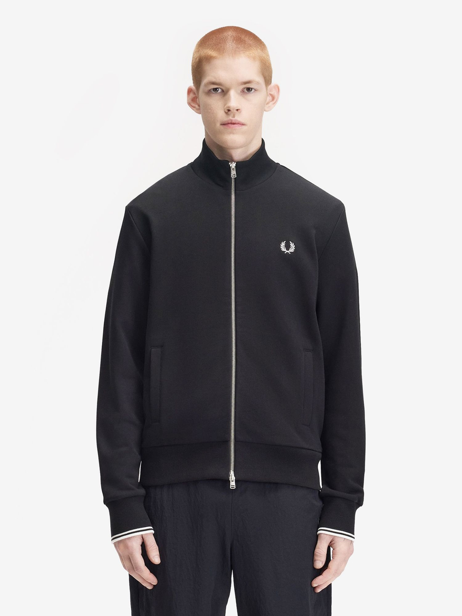 FRED PERRY — Олимпийка ZIP Through Sweatshirt Jacket Black