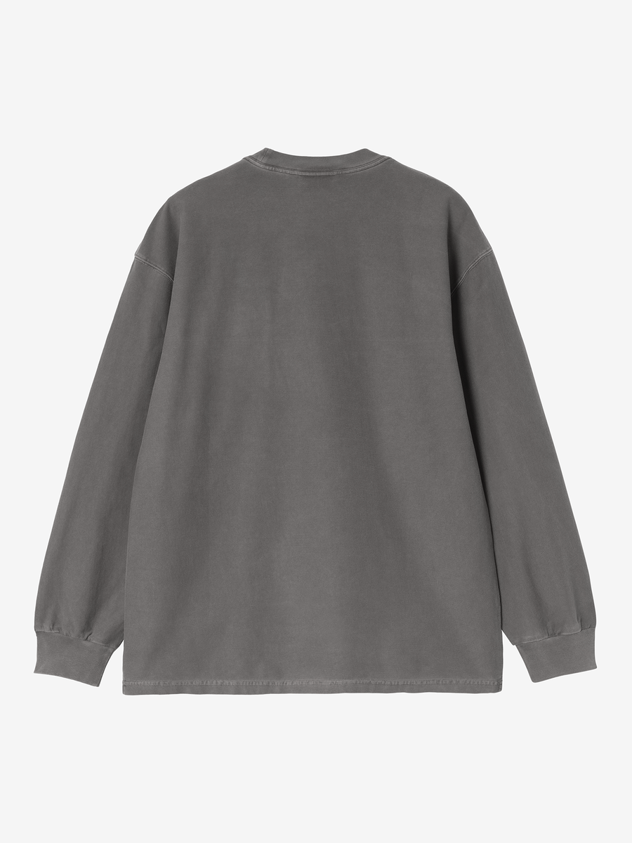 CARHARTT WIP — Лонгслив L/S Loose Pocket T-Shirt Black (Garment Dyed)