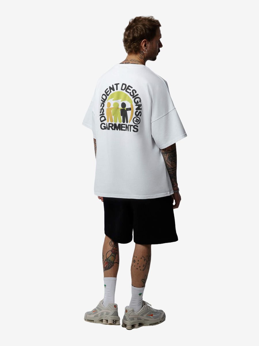 DISSIDENT — Футболка Unity Oversized Tee in White