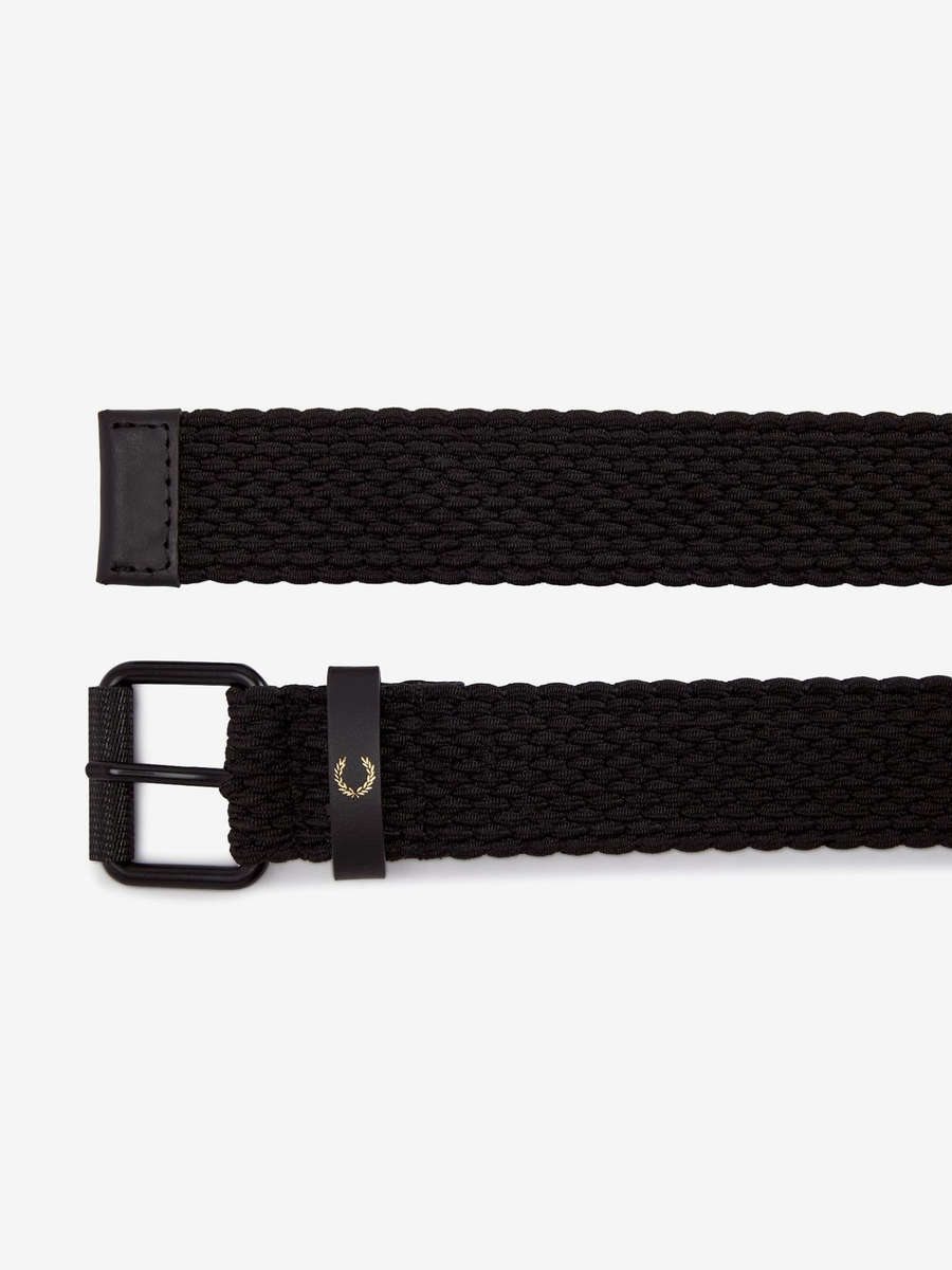 FRED PERRY — Ремень Woven Elastic Belt Black