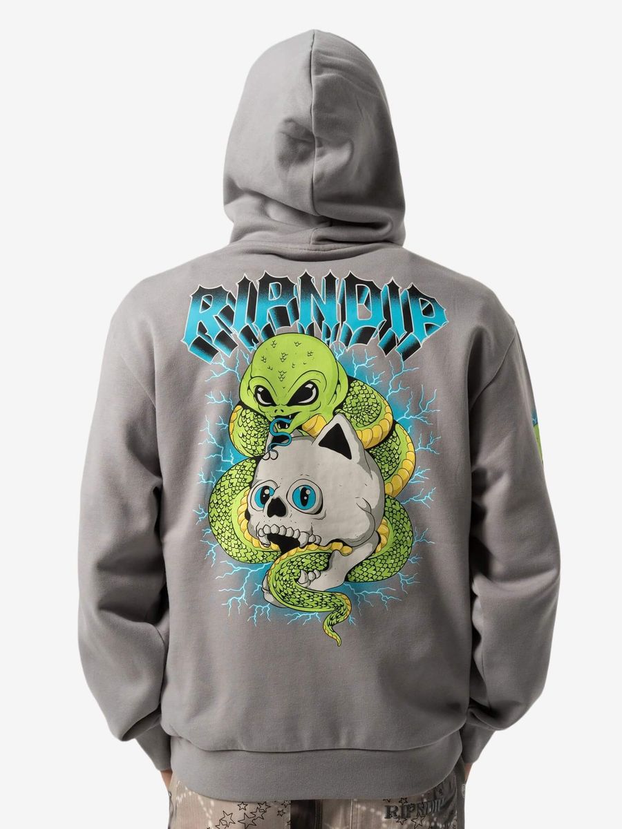 RIPNDIP — Худи Skull & Bones Charcoal
