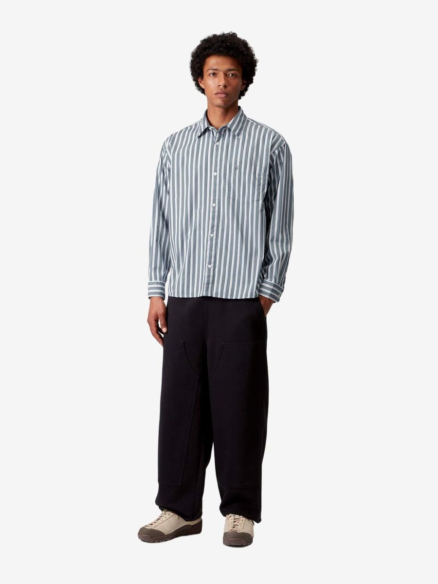 CARHARTT WIP — Рубашка L/S Malden Shirt Malden Stripe Angelite