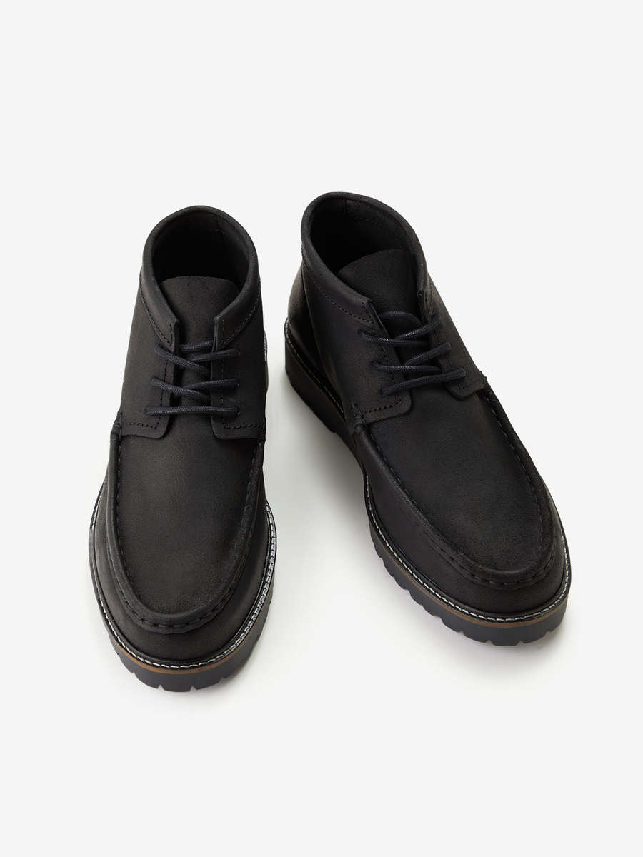 FRED PERRY — Ботинки Waxed Suede Kenny Boot Black