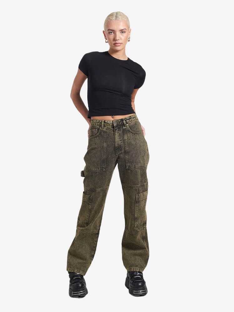 THE RAGGED PRIEST — Sand Wash Combat Jeans