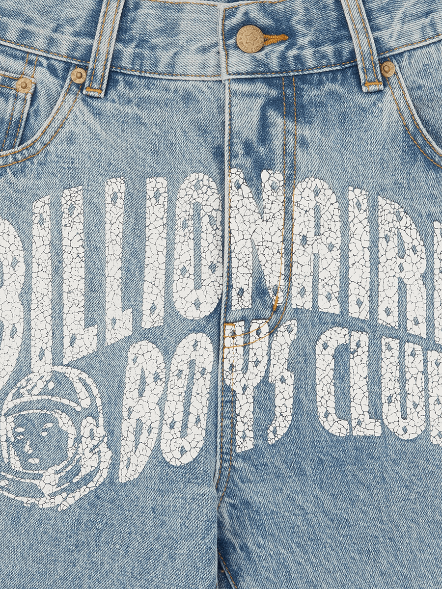 BILLIONAIRE BOYS CLUB — Джинсы Arch Logo Denim Light Wash Blue