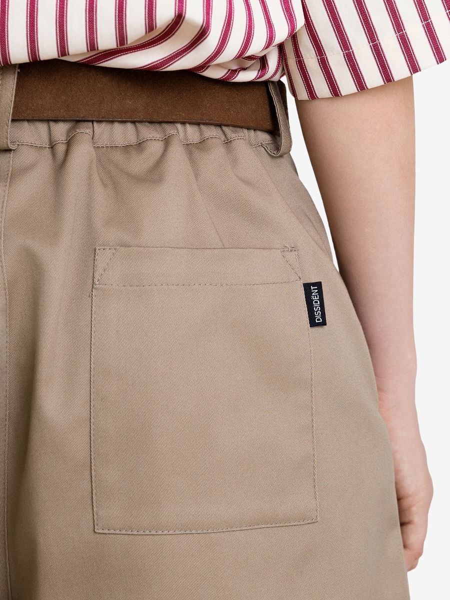DISSIDENT — Шорты Graduate Wide Shorts in Dark Sand
