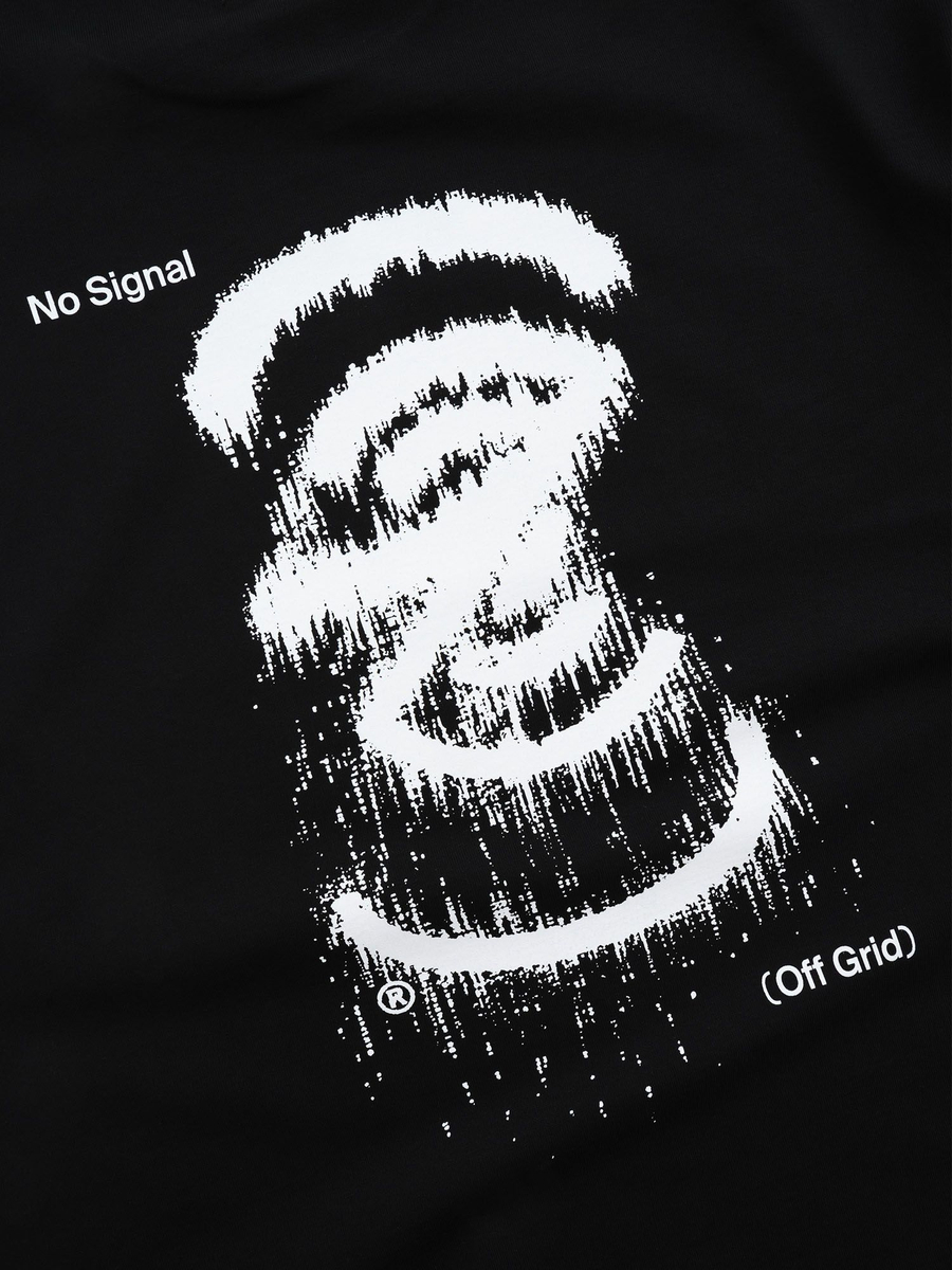 SAILOR PAUL — Футболка No Signal Tee Черный