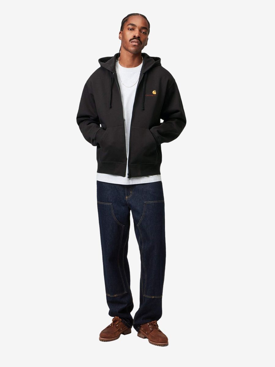 CARHARTT WIP — Zip-Худи American Script Black
