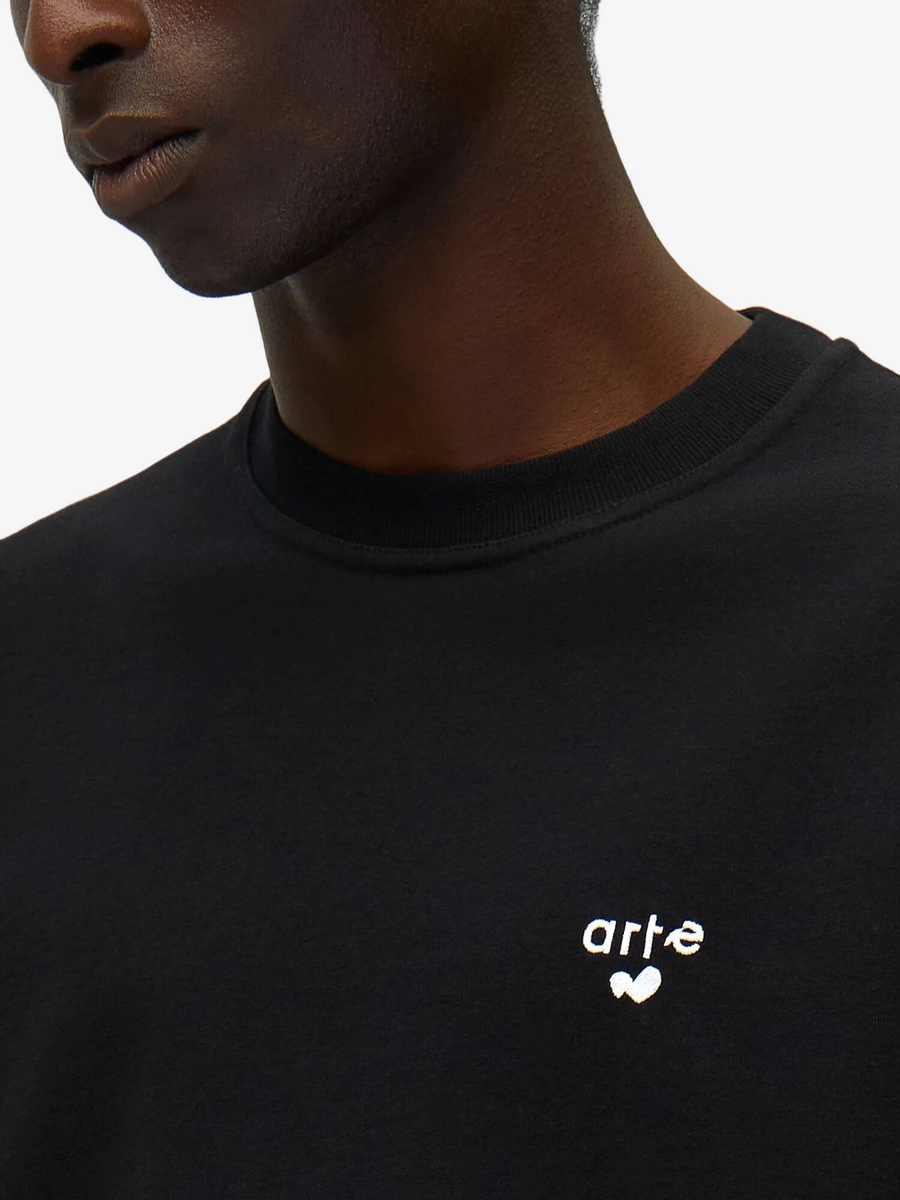 ARTE ANTWERP — Футболка Heart Logo Tee Black
