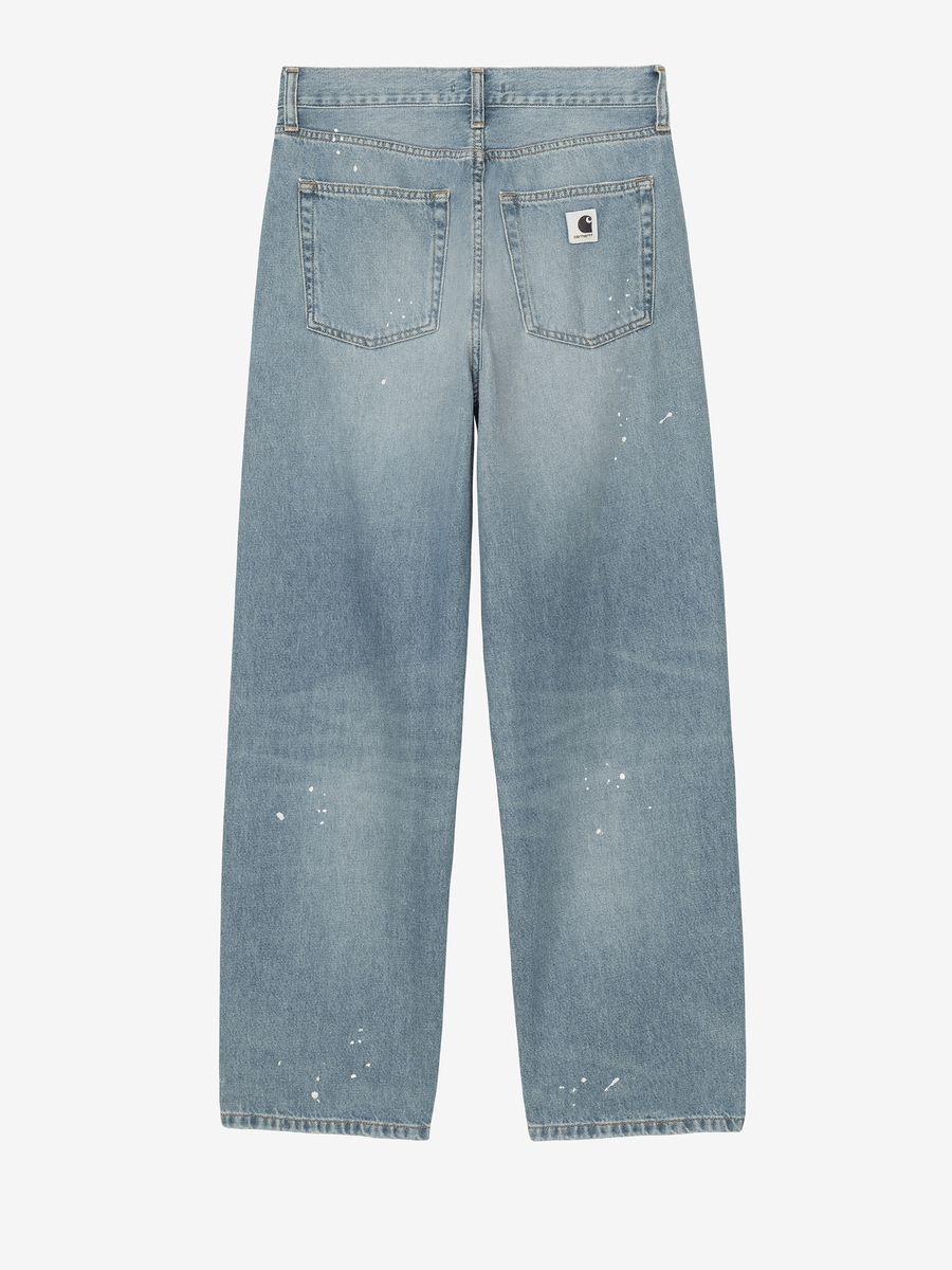 CARHARTT WIP — Джинсы W Arin Pant Blue (Destroy Wash, Splatter)