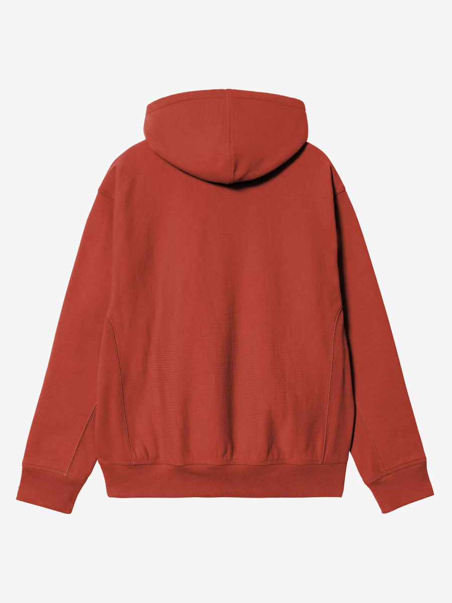 CARHARTT WIP — Худи American Script Oxide Red
