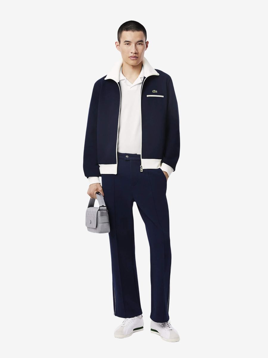 LACOSTE — Футболка Поло Open Neck Paris White