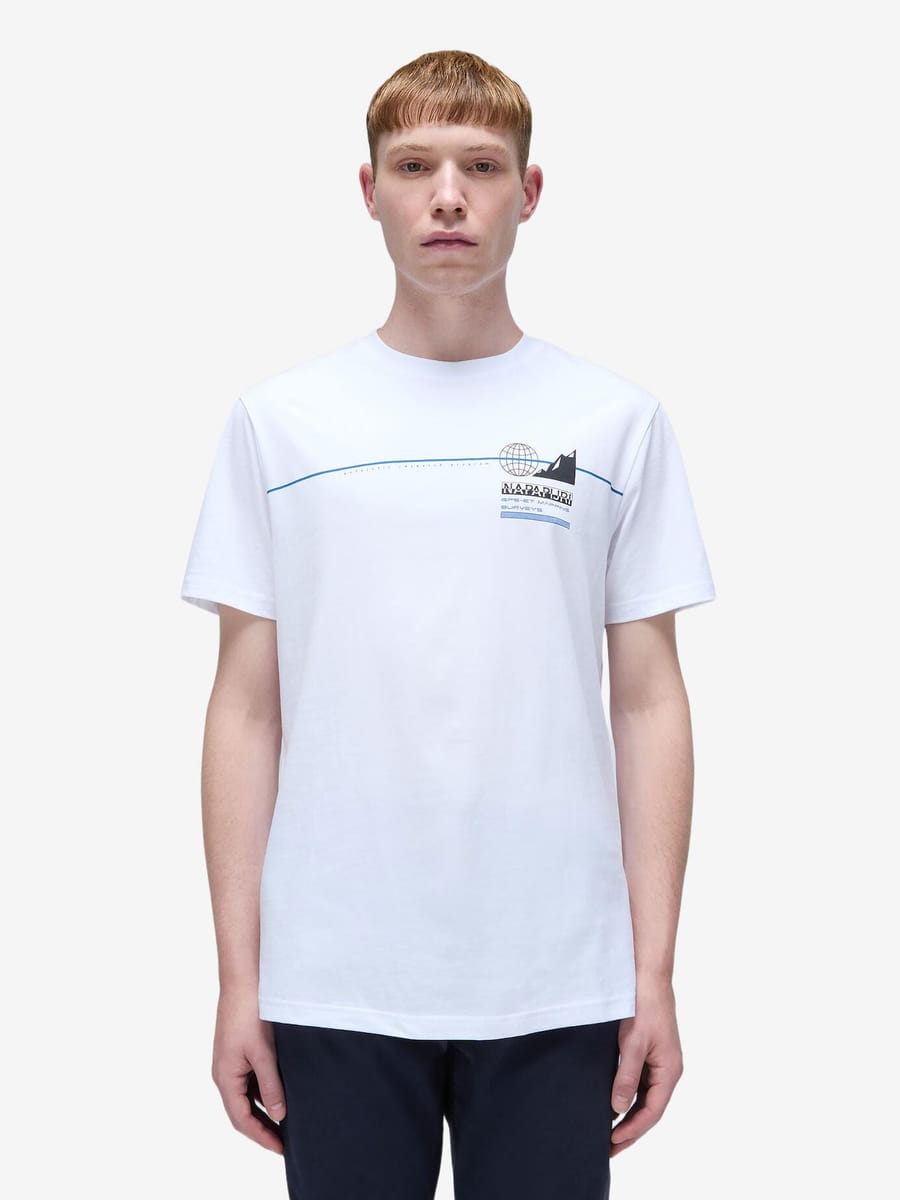 NAPAPIJRI — Футболка S-Glatt Bright White