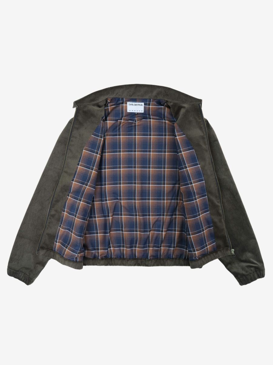 SAILOR PAUL — Куртка Velvet Shortcut Jacket Мох