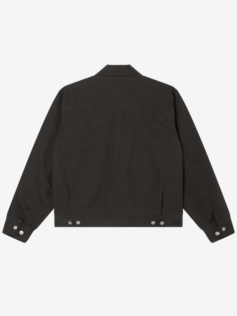 OBEY — Куртка Walter Work Jacket Black Faded Wash