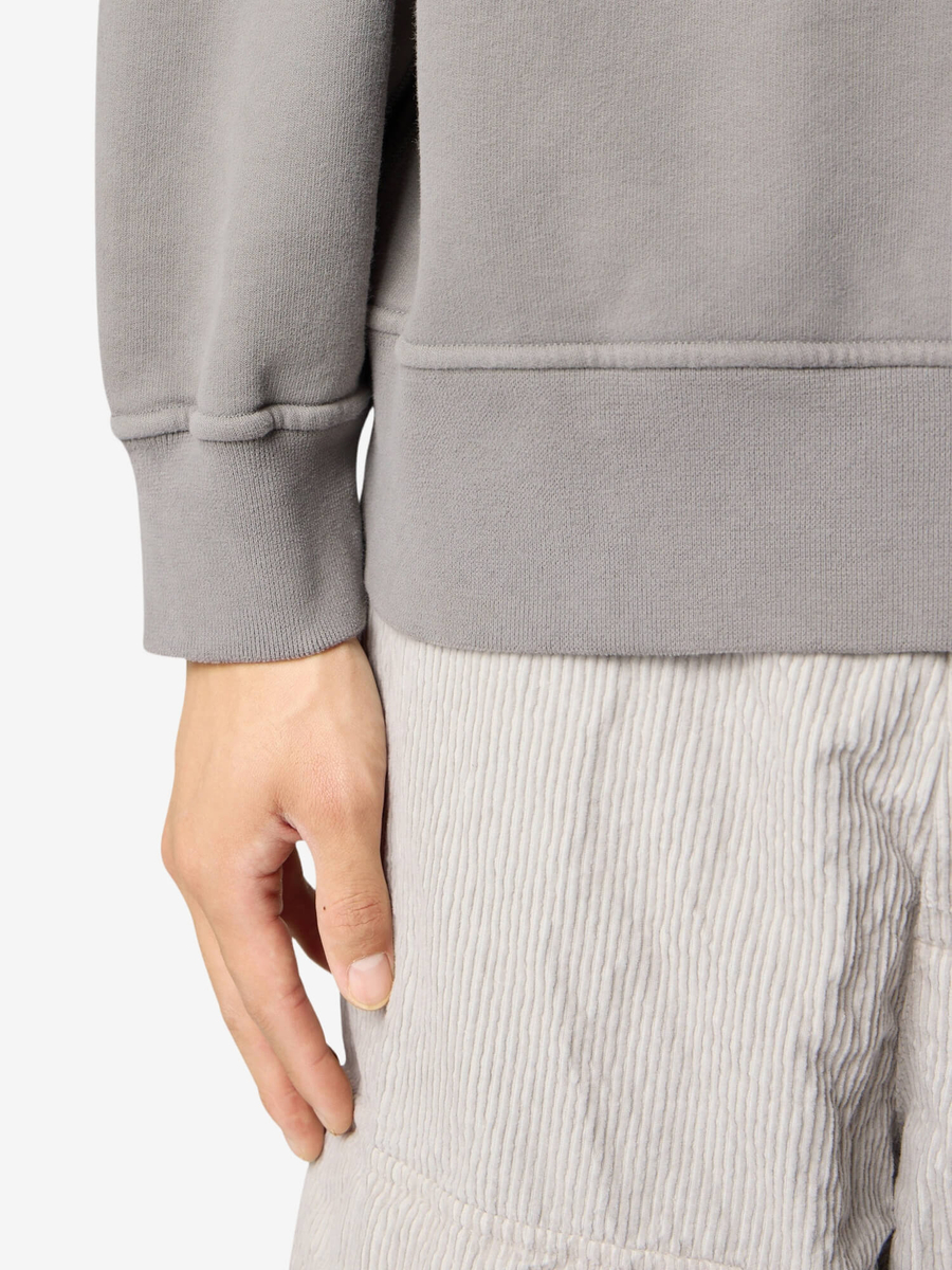 STONE ISLAND — Худи Brushed Organic Hood Cement