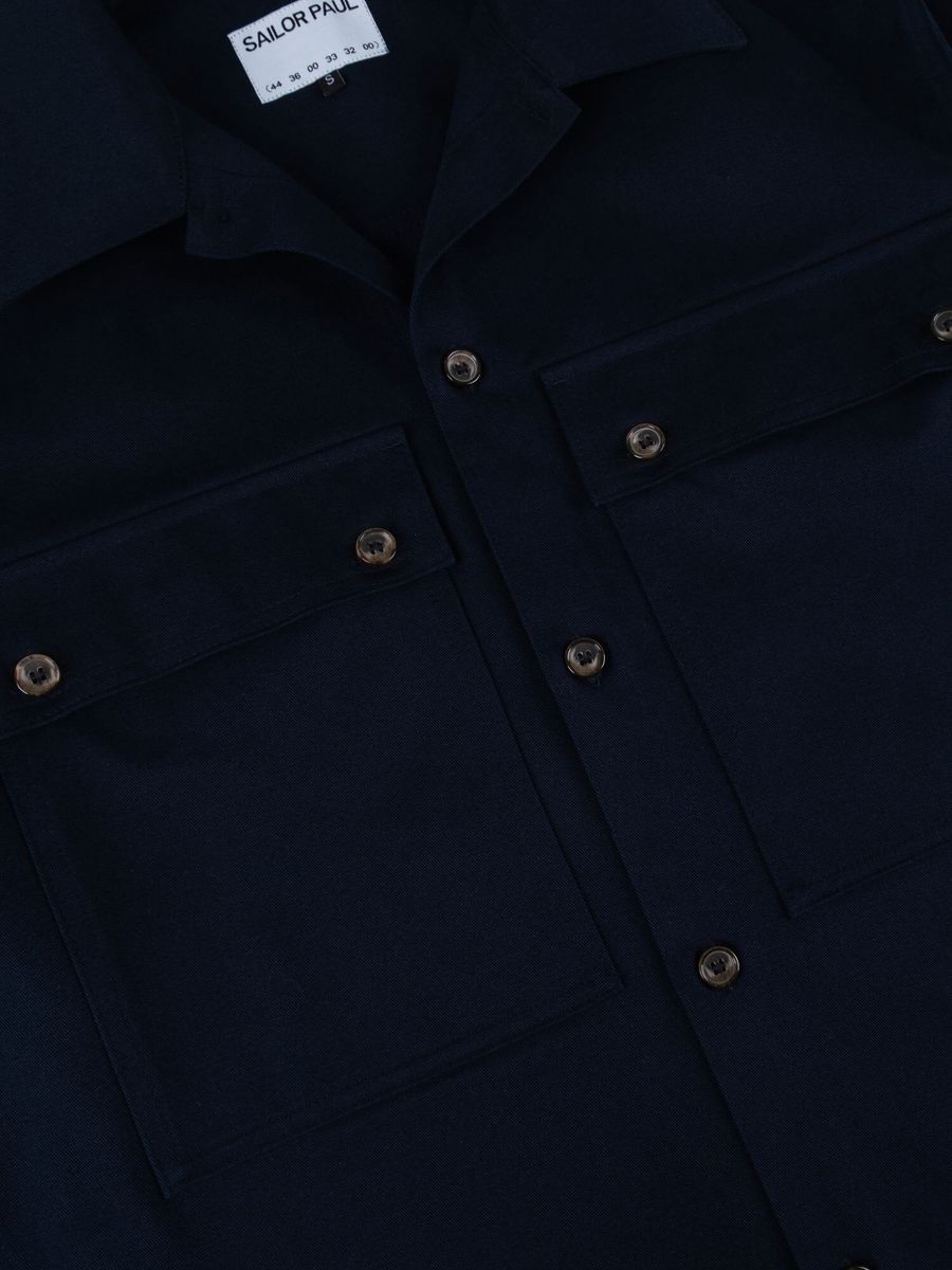 SAILOR PAUL — Куртка CPO Twill Overshit Нэви