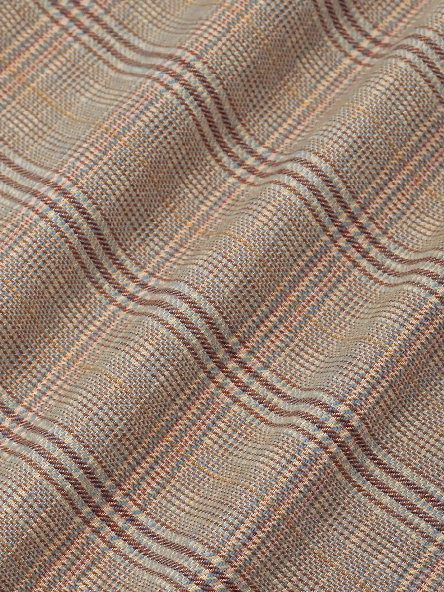 DRÔLE DE MONSIEUR — Куртка Blouson Drôle à Carreaux Dark Beige