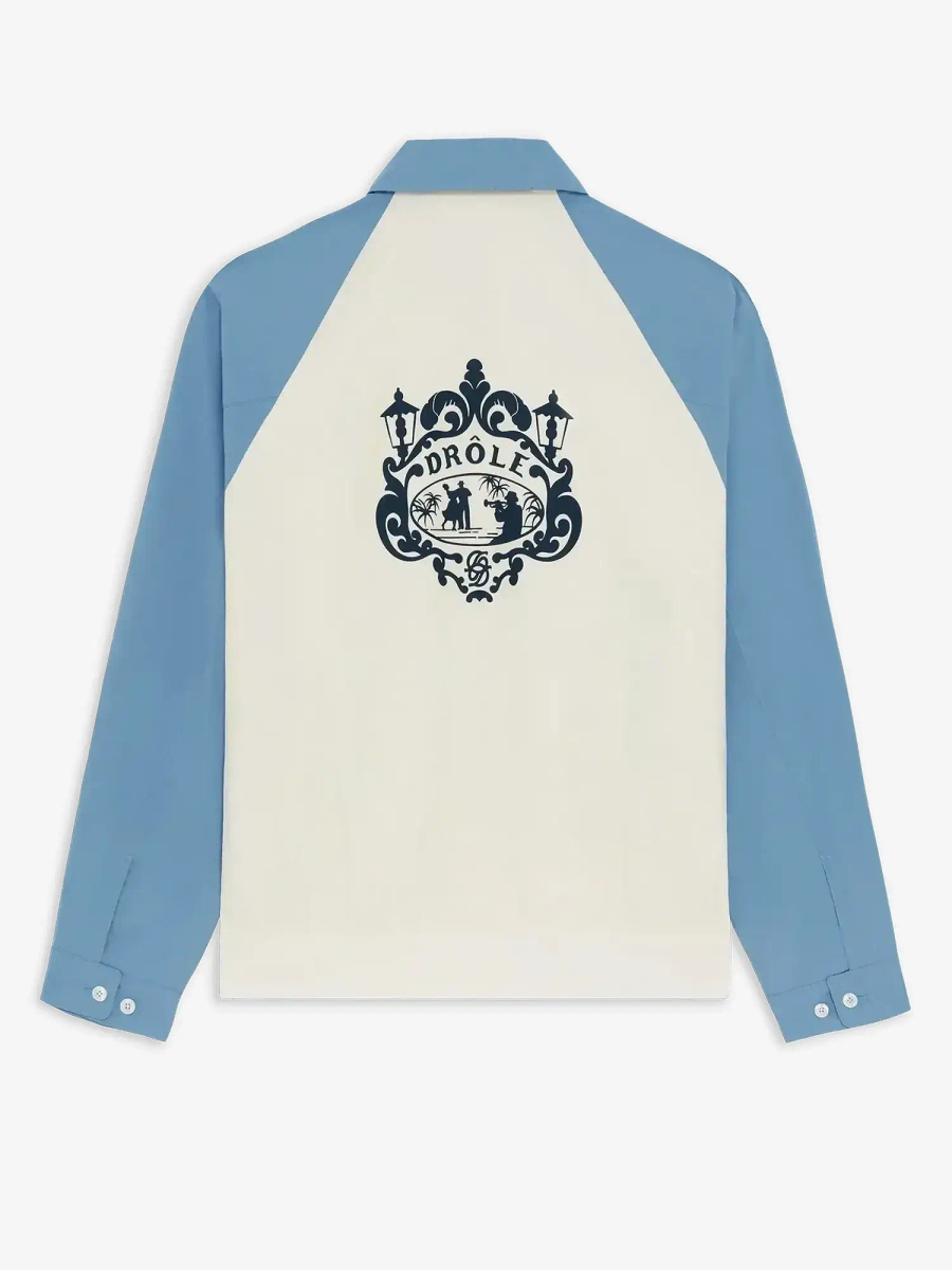 DRÔLE DE MONSIEUR — Куртка Veste Nylon Sport Drôle Danseurs Off White