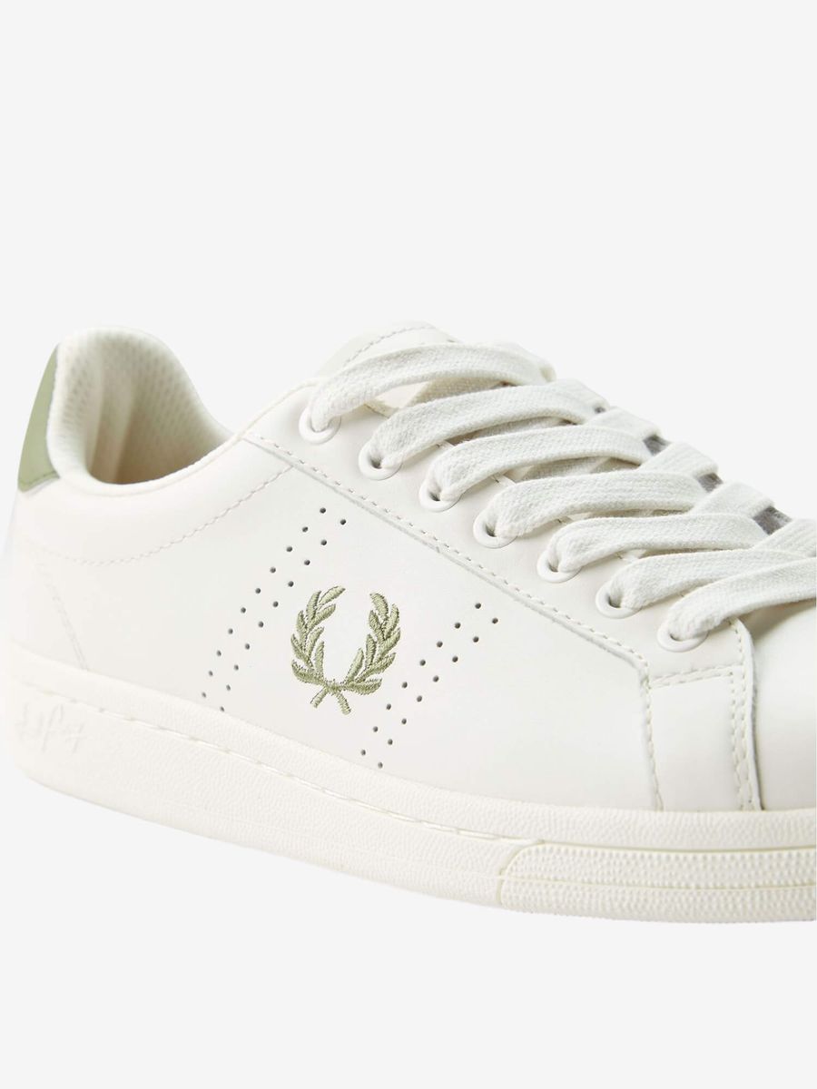 FRED PERRY — Обувь B721 Leather Light Ecru