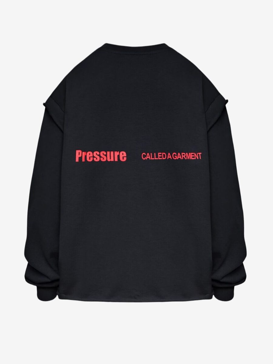 CALLED A GARMENT — Лонгслив Pressure Double Layer Черный
