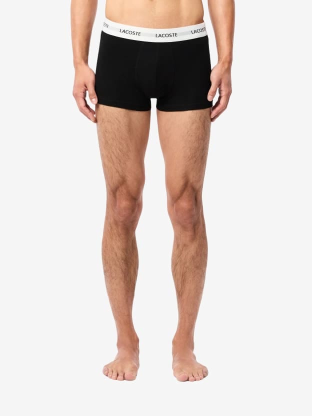 LACOSTE — Комплект Трусов Boxers Black/Grey/White