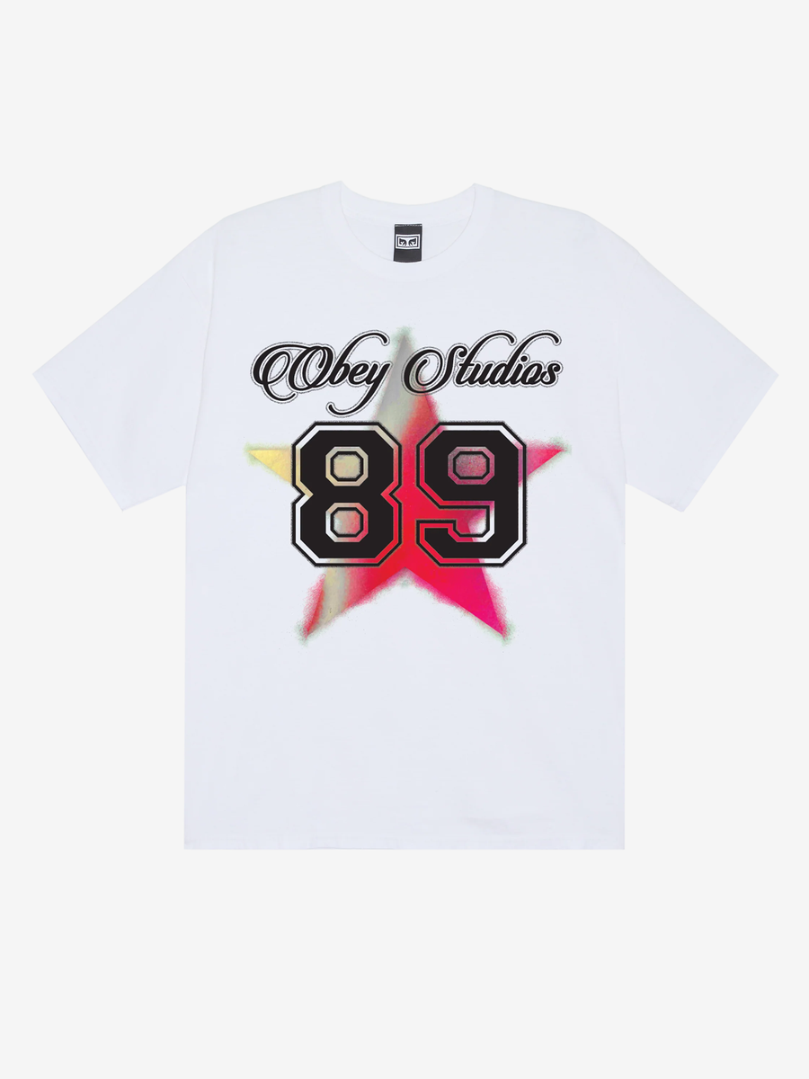 OBEY — Футболка Varsity Star Black