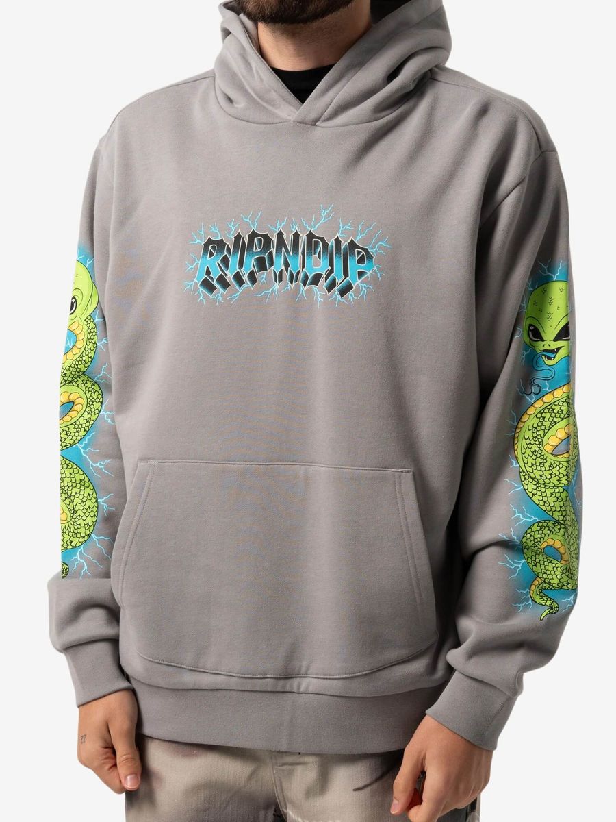 RIPNDIP — Худи Skull & Bones Charcoal