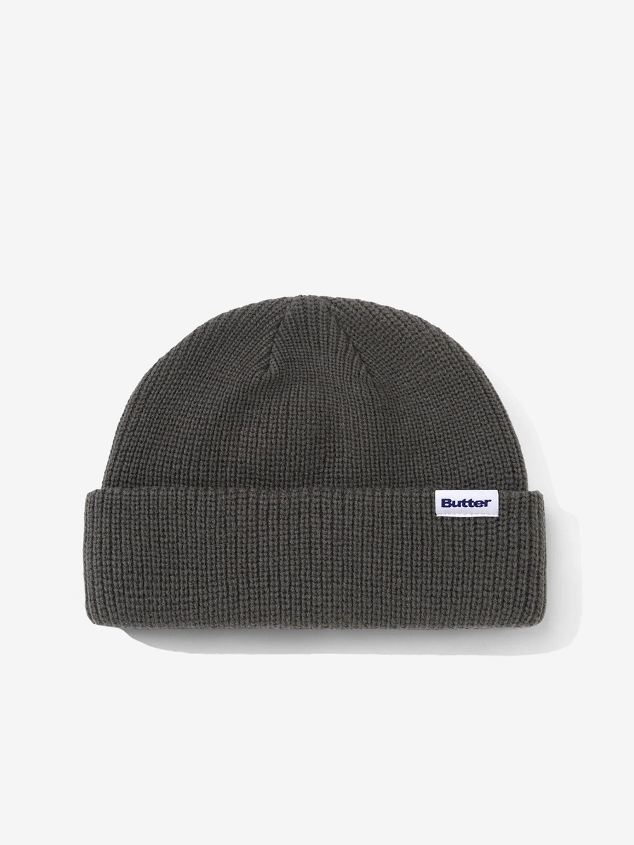 BUTTER GOODS — Шапка Wharfle Beanie Charcoal