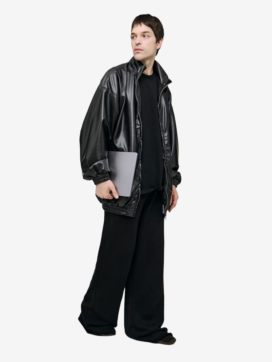 ZNY — Куртка Leather AW24 Black