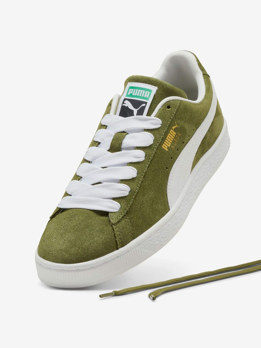 PUMA — Кроссовки Suede Classic Khaki Green/White