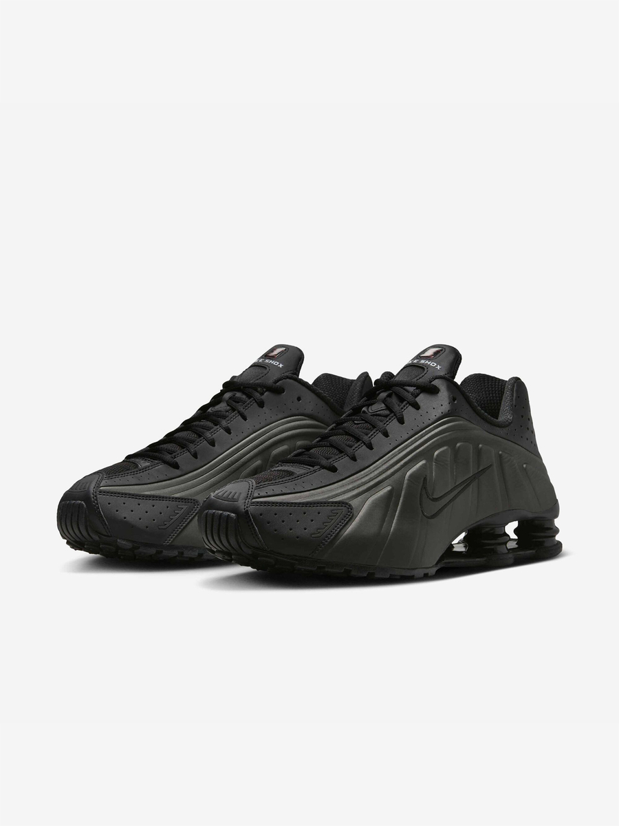 NIKE — Кроссовки Shox R4 Black/Bright Crimson/Black