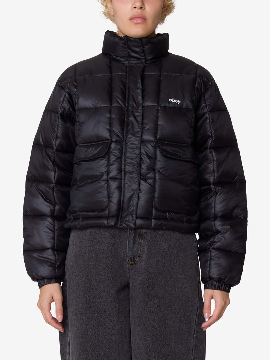 OBEY — Куртка Пуховик W Surface Puffer Black