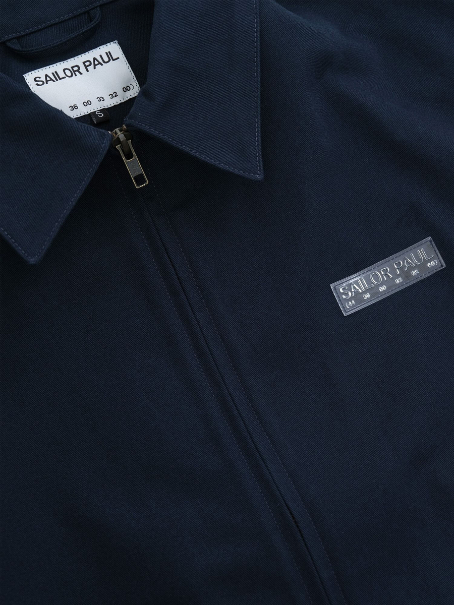 SAILOR PAUL — Куртка Text Logo Twill Jacket Нэви
