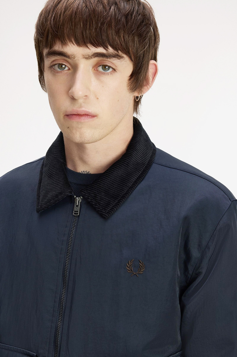 FRED PERRY — Куртка Nylon Caban Jacket Navy