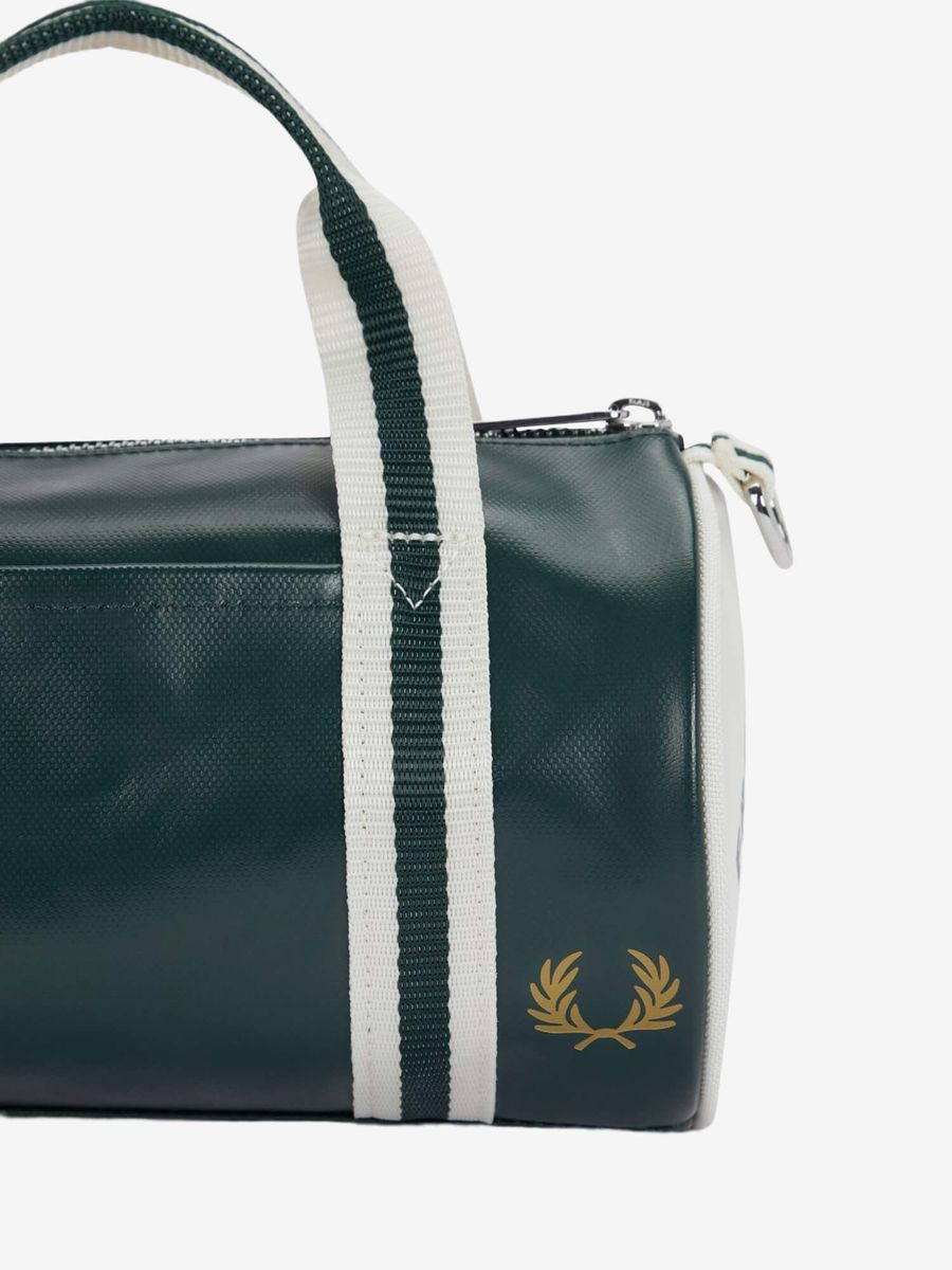 FRED PERRY — Сумка Classic Mini Barrel Bag Grassroots/Ecru
