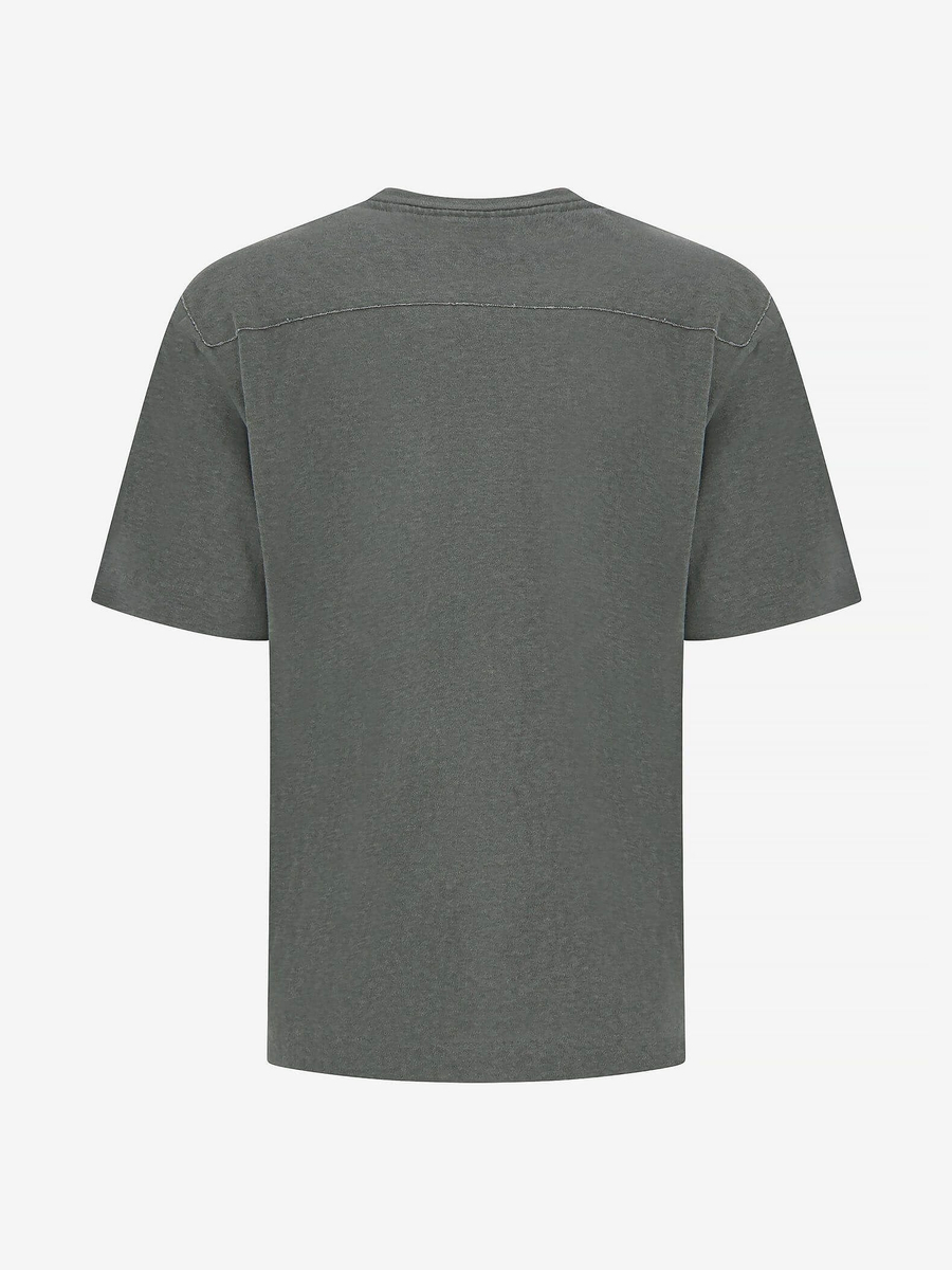 C.P. COMPANY — Футболка 20/1 Jersey Plated Logo Gunmetal