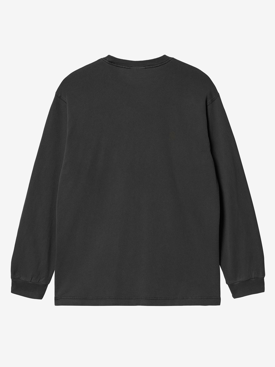 CARHARTT WIP — Лонгслив L/S Nelson T-Shirt Black (Garment Dyed)