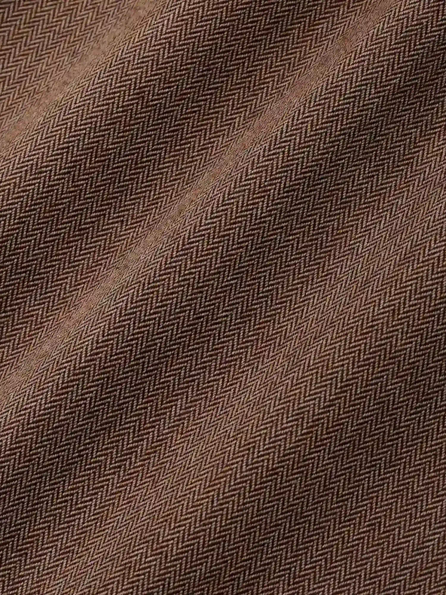 DRÔLE DE MONSIEUR — Брюки Pantalon Golfeur Chevrons Brown