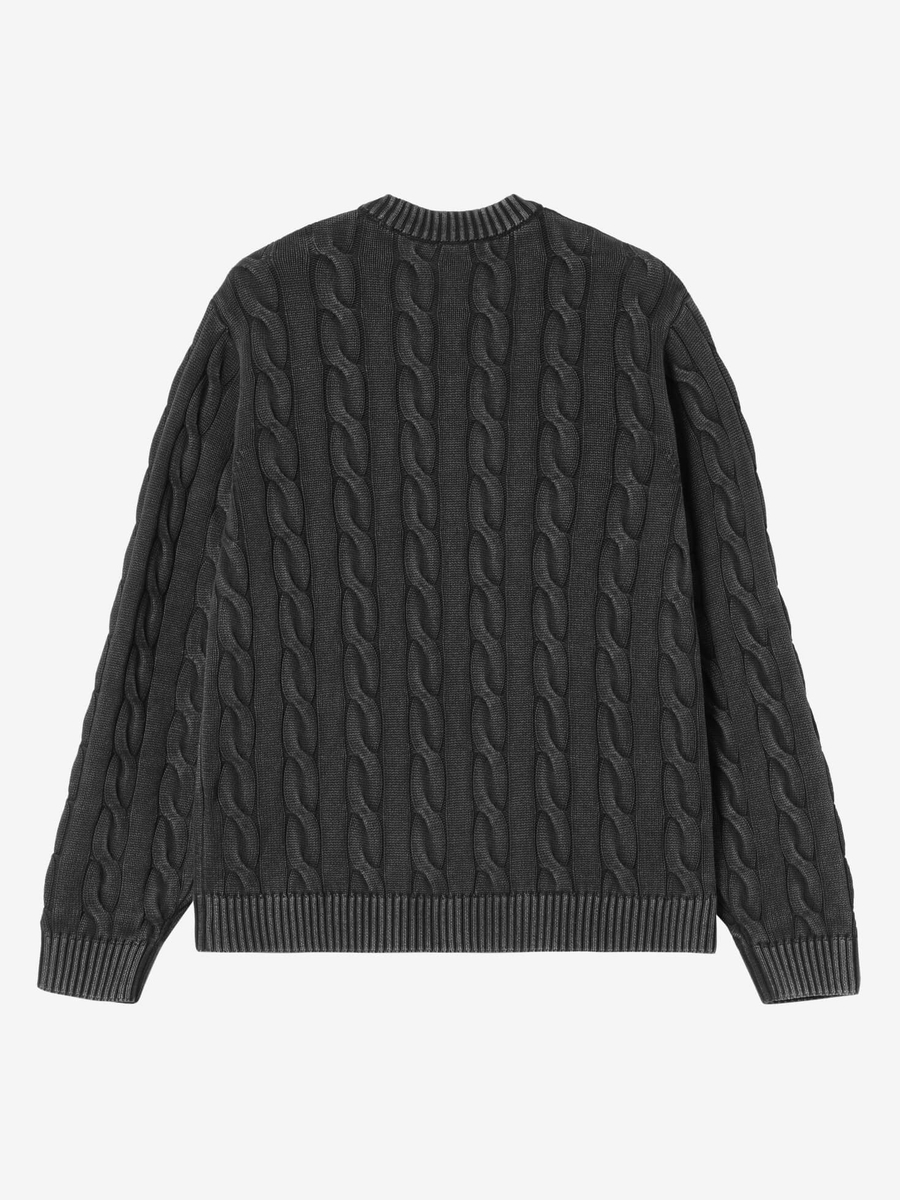 CARHARTT WIP — Свитер вязанный Carter Black (Garment Dyed)