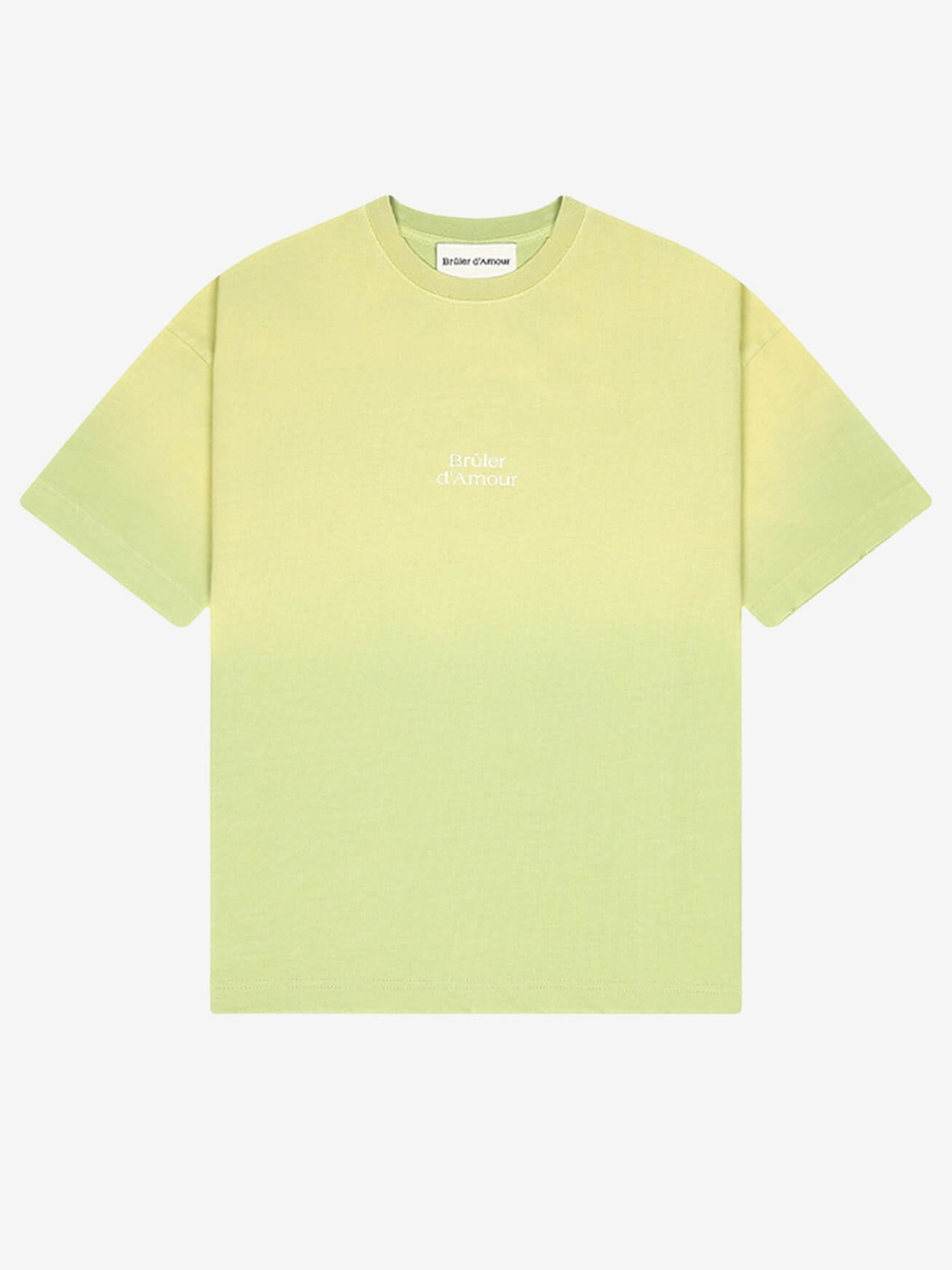 BRÛLER D’AMOUR — Футболка Liberté d'expression Lime