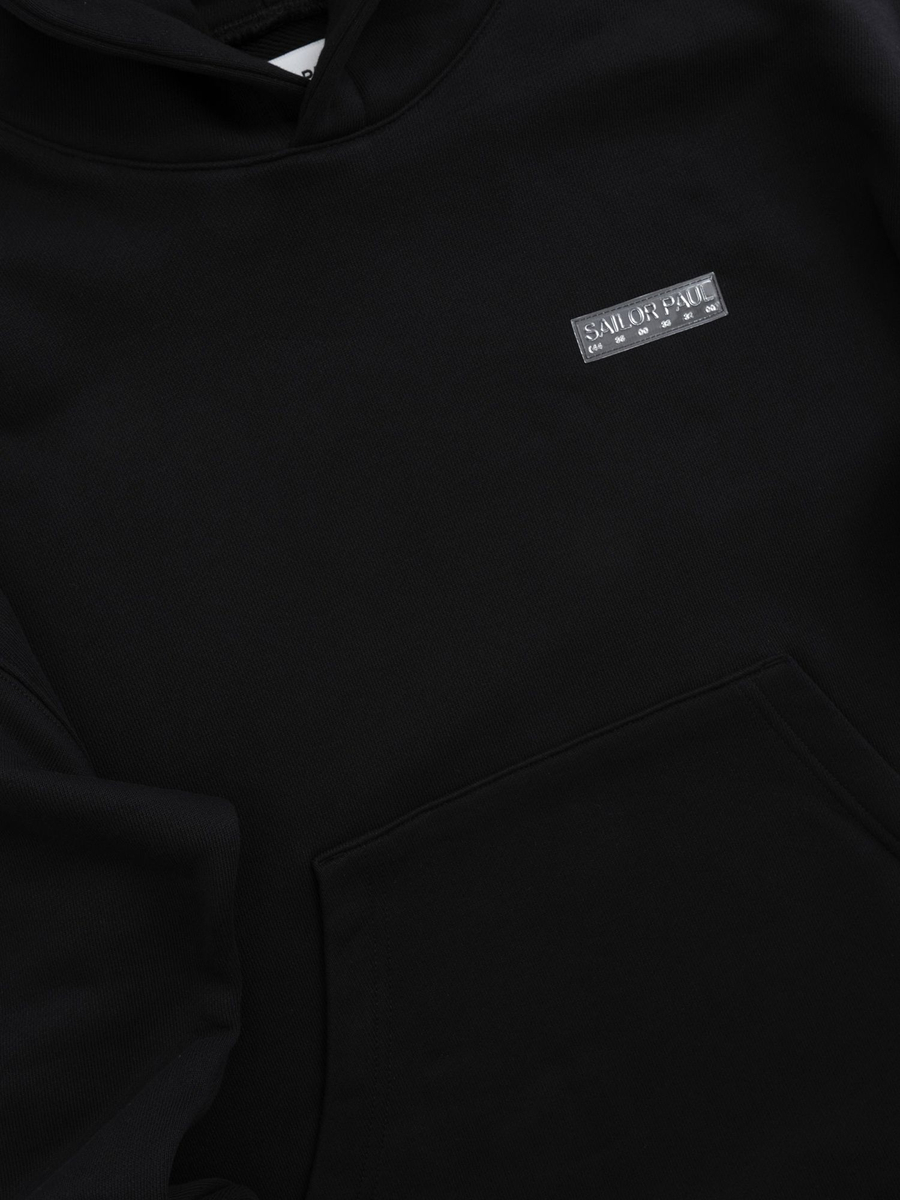 SAILOR PAUL — Худи Text Logo Label Черный