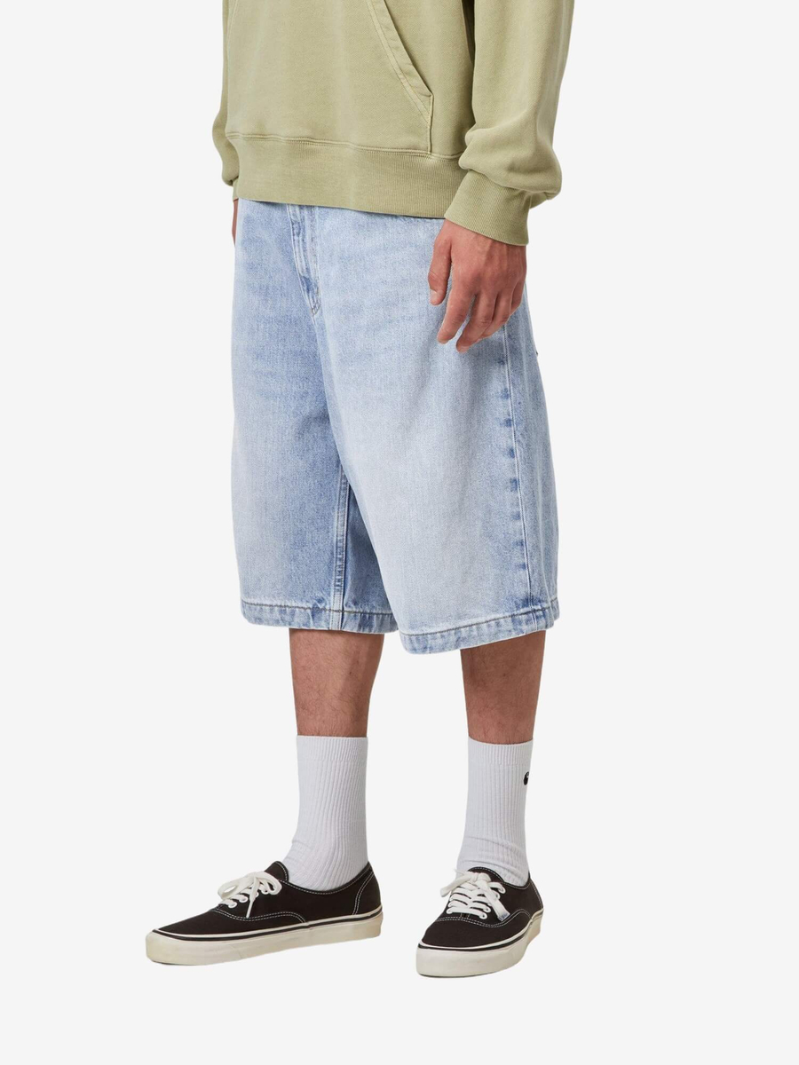 CARHARTT WIP — Шорты Brandon Blue (Heavy Worn Bleached)