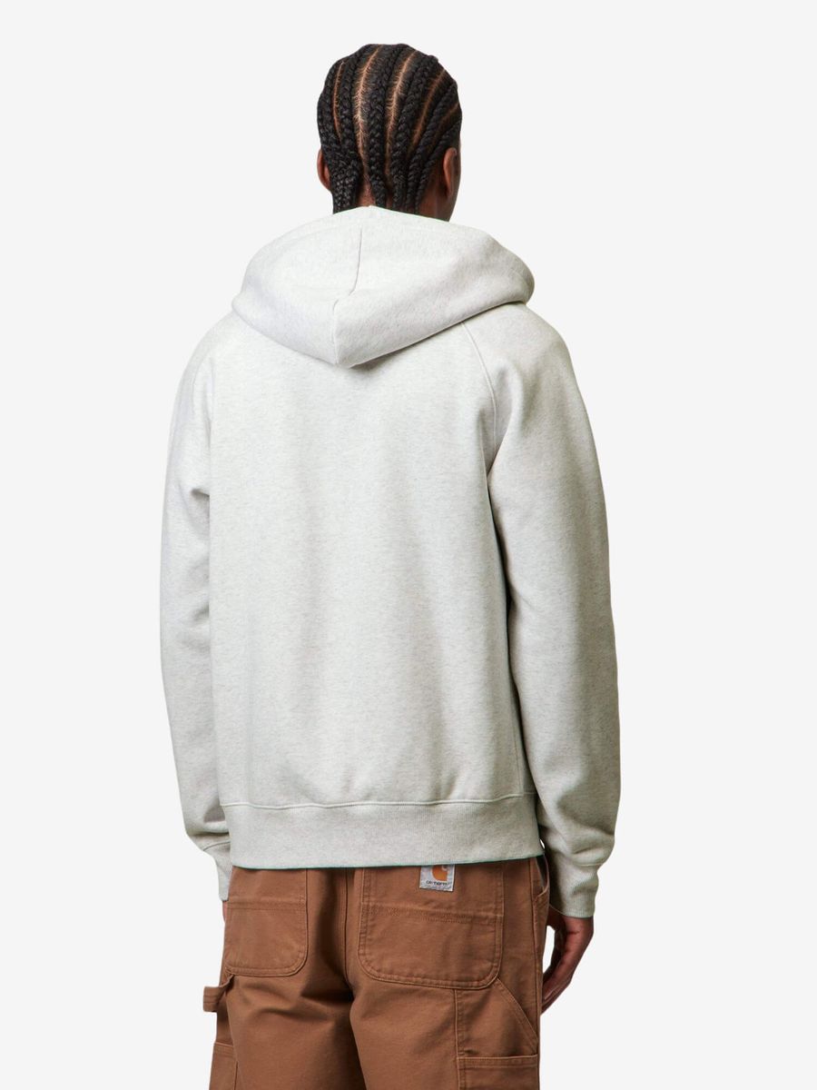 CARHARTT WIP — Zip-Худи Chase Ash Heather/Gold