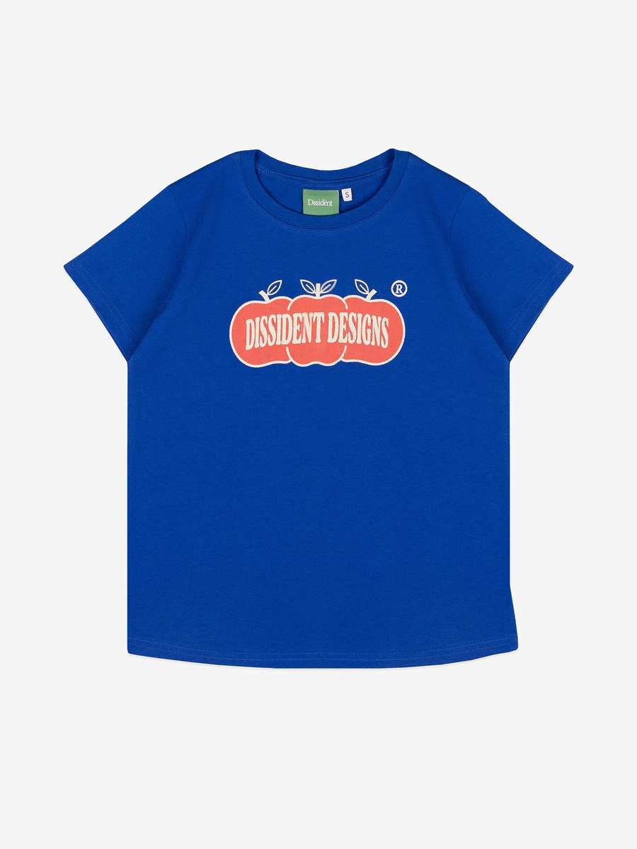 DISSIDENT — Футболка Organic Baby Tee in Blue