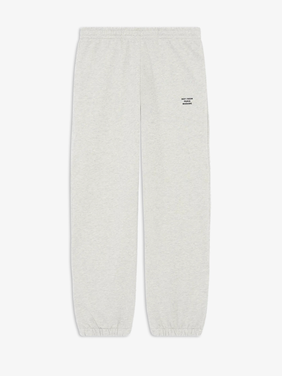 DRÔLE DE MONSIEUR — Штаны SLogan Joggers Fleece Grey